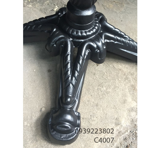 Bàn cafe 4 chân đầu lân kiểu pháp C4 007